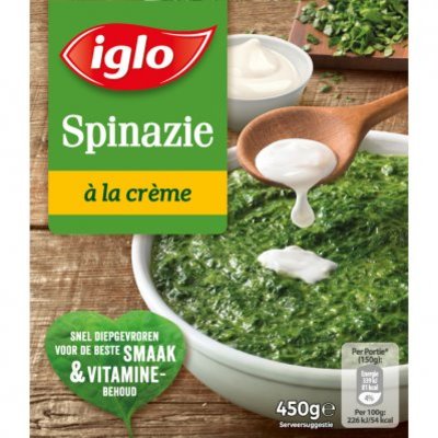 Iglo Spinazie à la crème deelblokjes