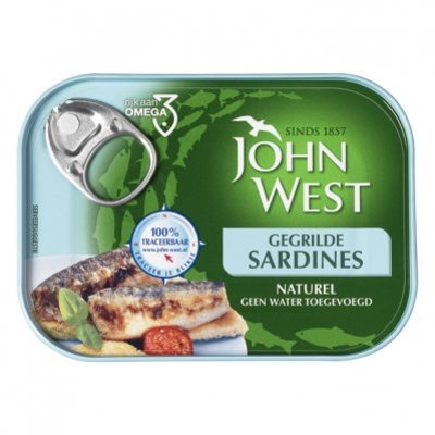 John West Gegrilde sardines naturel MSC