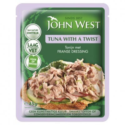 John West Tuna with a twist French dressing