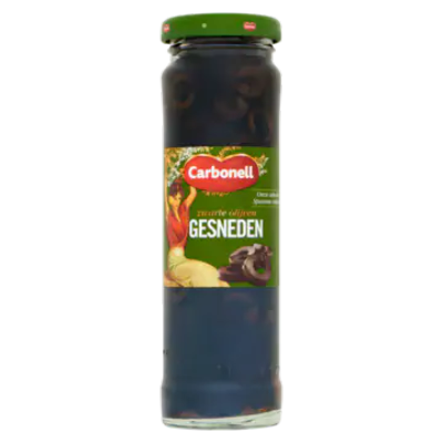 Carbonell Zwarte Olijven Gesneden