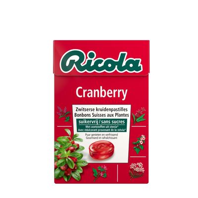 Ricola Cranberry Kruidenpastilles