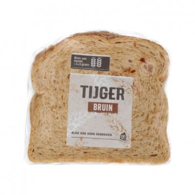 Huismerk Tijger bruin half