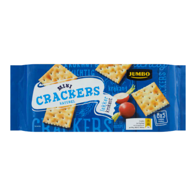 Huismerk Mini Crackers Naturel 8 x 5 Stuks