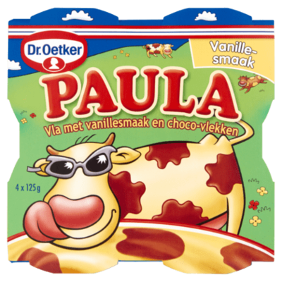Dr. Oetker Paula vanillevla met chocoladevlekken
