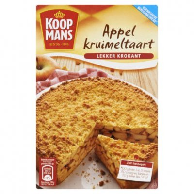 Koopmans Mix voor appelkruimeltaart
