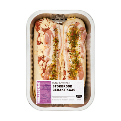 Huismerk Rund & Varken Stokbrood Gehakt Kaas