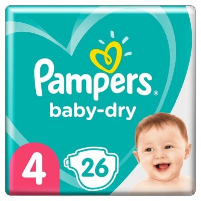 Pampers Baby dry carrypak maat 4