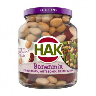 Hak Bonenmix kidney-, reuze-, bruine bonen