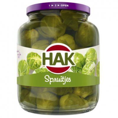 Hak Brusselse spruitjes