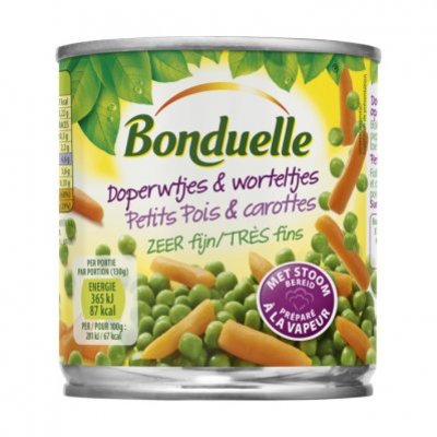 Bonduelle Doperwtjes & worteltjes zeer fijn