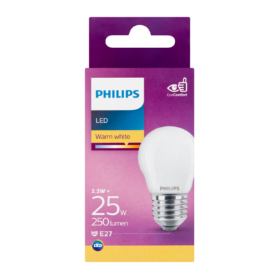 Philips LED Warm White 2.2W E