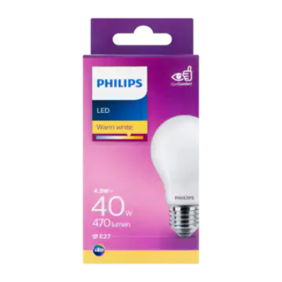 Philips LED Warm White 4.5W E