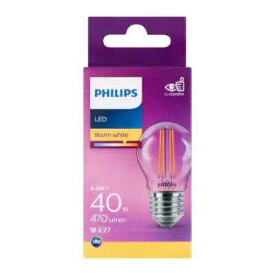 Philips LED Warm White 4.3W E