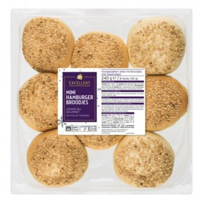 Huismerk Mini hamburger broodjes