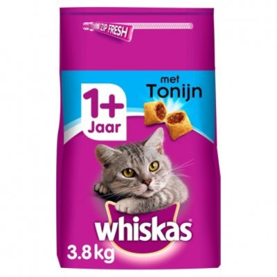 Whiskas Kattenvoer droog tonijn 1+ jaar