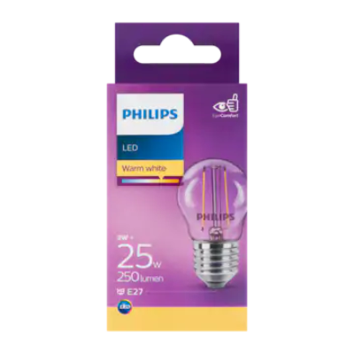 Philips LED Lamp Warm White 2W E