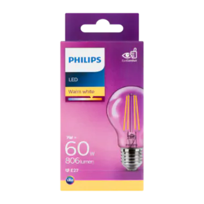 Philips LED Warm White 7W E