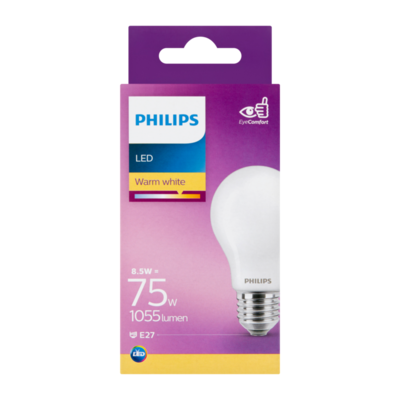 Philips LED Lamp Warm White 8.5W E