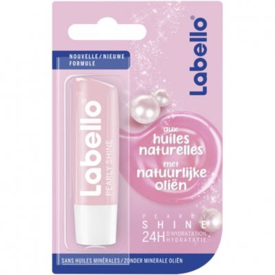 Labello Pearly shine met natuurlijke oliën