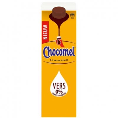 Chocomel 0% suiker toegevoegd vers