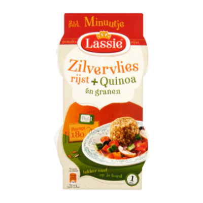 Lassie Minuutje Zilvervlies Rijst + Quinoa én Granen