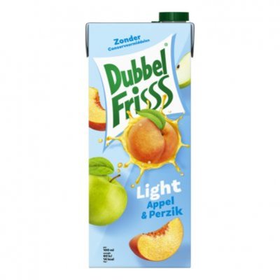 DubbelFrisss Appel & perzik light