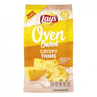 Lay's Oven crispy thins emmentaler kaas