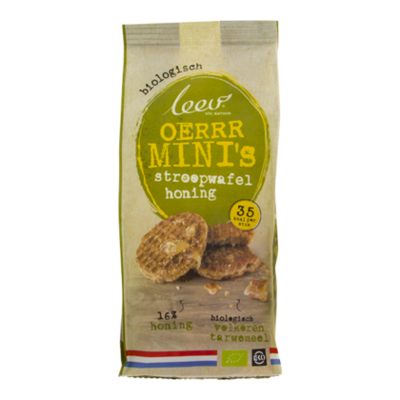 Leev Bio Oer mini's speltkoekjes honing
