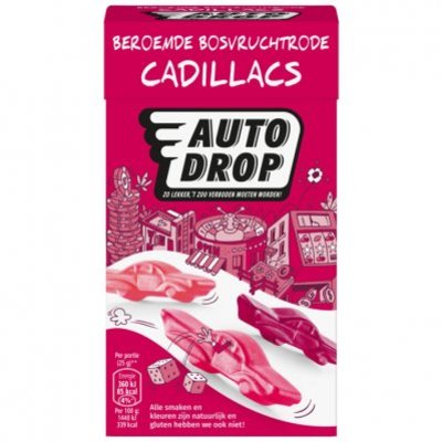 Autodrop Rode cadillacs
