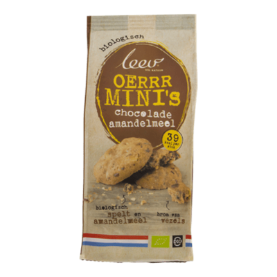 Leev Bio Oer mini's speltkoekjes choco