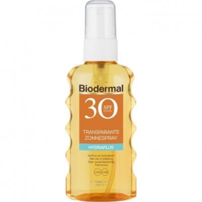 Biodermal Transparante zonnespray spf 30 175ml
