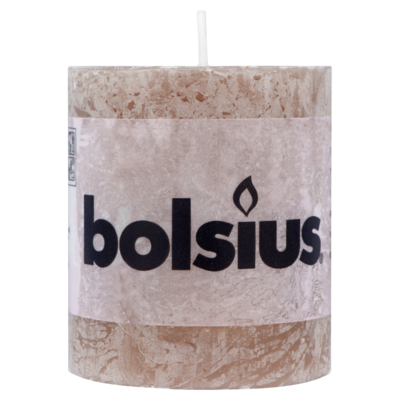 Bolsius Stomp 80/68 rustiek taupe