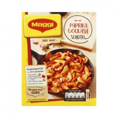 Maggi Dagschotel paprika goulashsaus mix