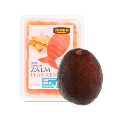 Jumbo Gerookte Zalm en Avocado