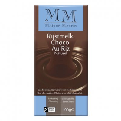 Maitre Mathis Rijstmelk choc. lactosevrije reep