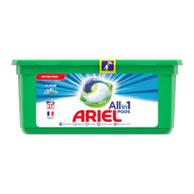 Ariel Allin1 Pods Alpine Wasmiddelcapsules 27 Wasbeurten