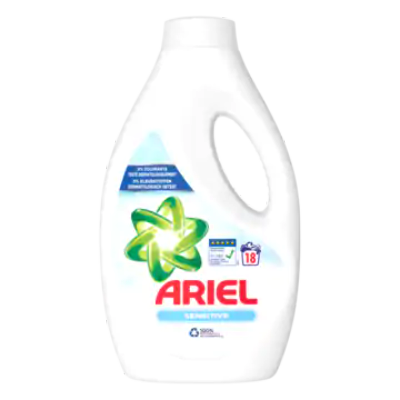 Ariel Vloeibaar Wasmiddel Sensitive 0.99l, 18 Wasbeurten