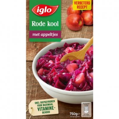Iglo Rode kool met appeltjes