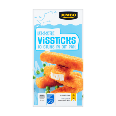 Huismerk Lekkere Vissticks 10 Stuks