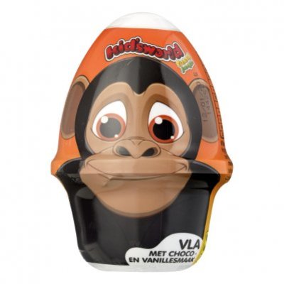 Kid's world Chocolade-vanillevla + verrassing