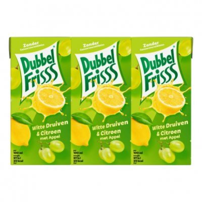DubbelFrisss Witte druiven & citroen multipack