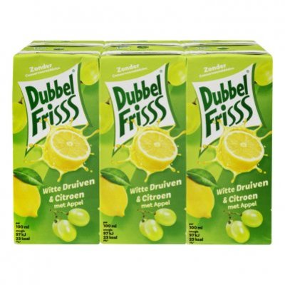 DubbelFrisss Witte druiven & citroen multipack