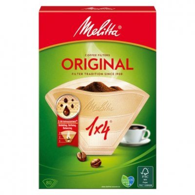 Melitta Natuur filterzakjes nr. 1x4
