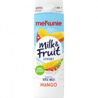 Melkunie Milk & fruit lichtzoet mango
