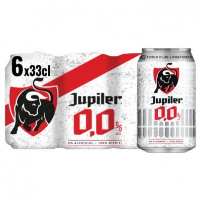 Jupiler 0.0% alcohol vrij