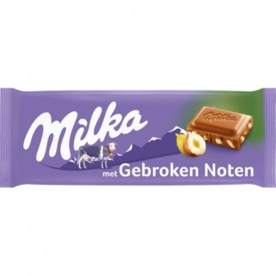 Milka Reep gebroken noot