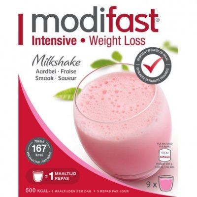 Modifast Milkshake aardbei