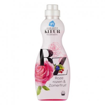 Huismerk Wasmiddel kleur roze rozen & zomerfruit