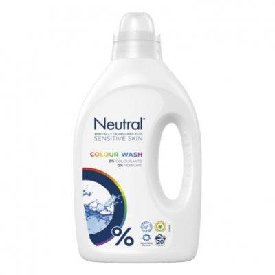 Neutral Kleur parfumvrij wasmiddel