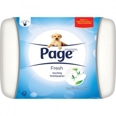 Page Vochtig toiletpapier fresh (bewaardoos)